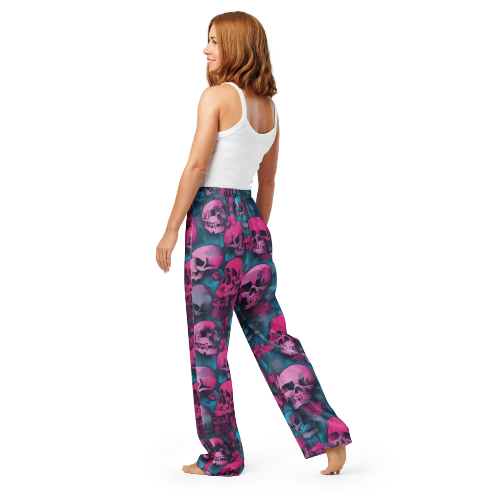 Cotton Candy Crypt on Women's Pajama Pants — Back