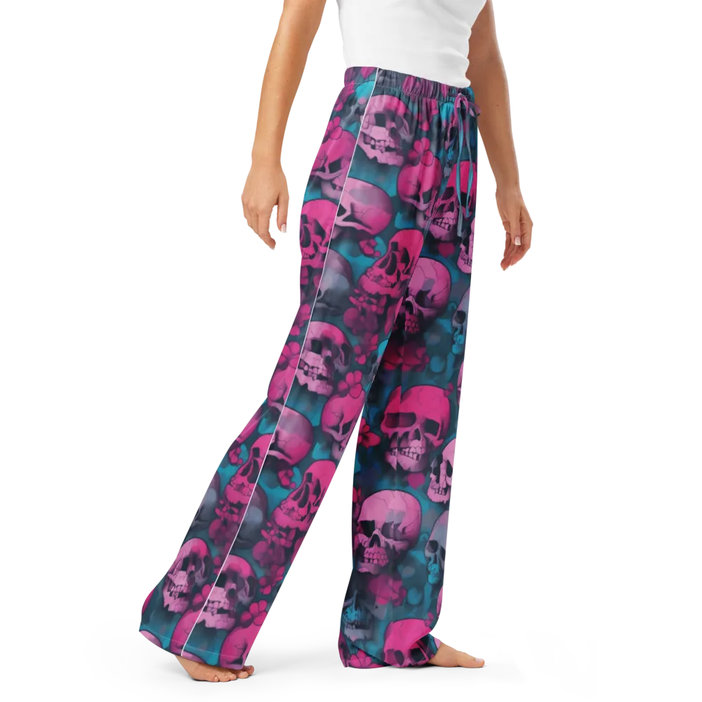 Cotton Candy Crypt on Women's Pajama Pants — Right Front