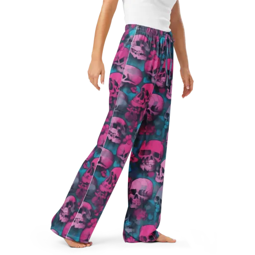 Cotton Candy Crypt on a Women's Pajama Pants