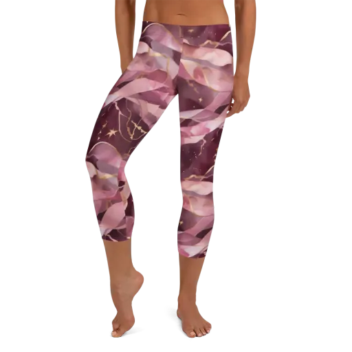 Rosewater Orbit on a Capri Leggings