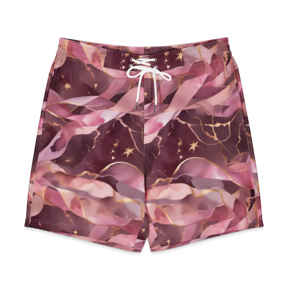 Rosewater Orbit on Men's Board Shorts — Front