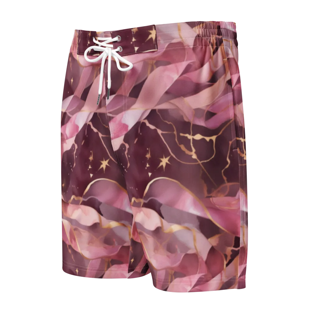 Rosewater Orbit on Men's Board Shorts — Front