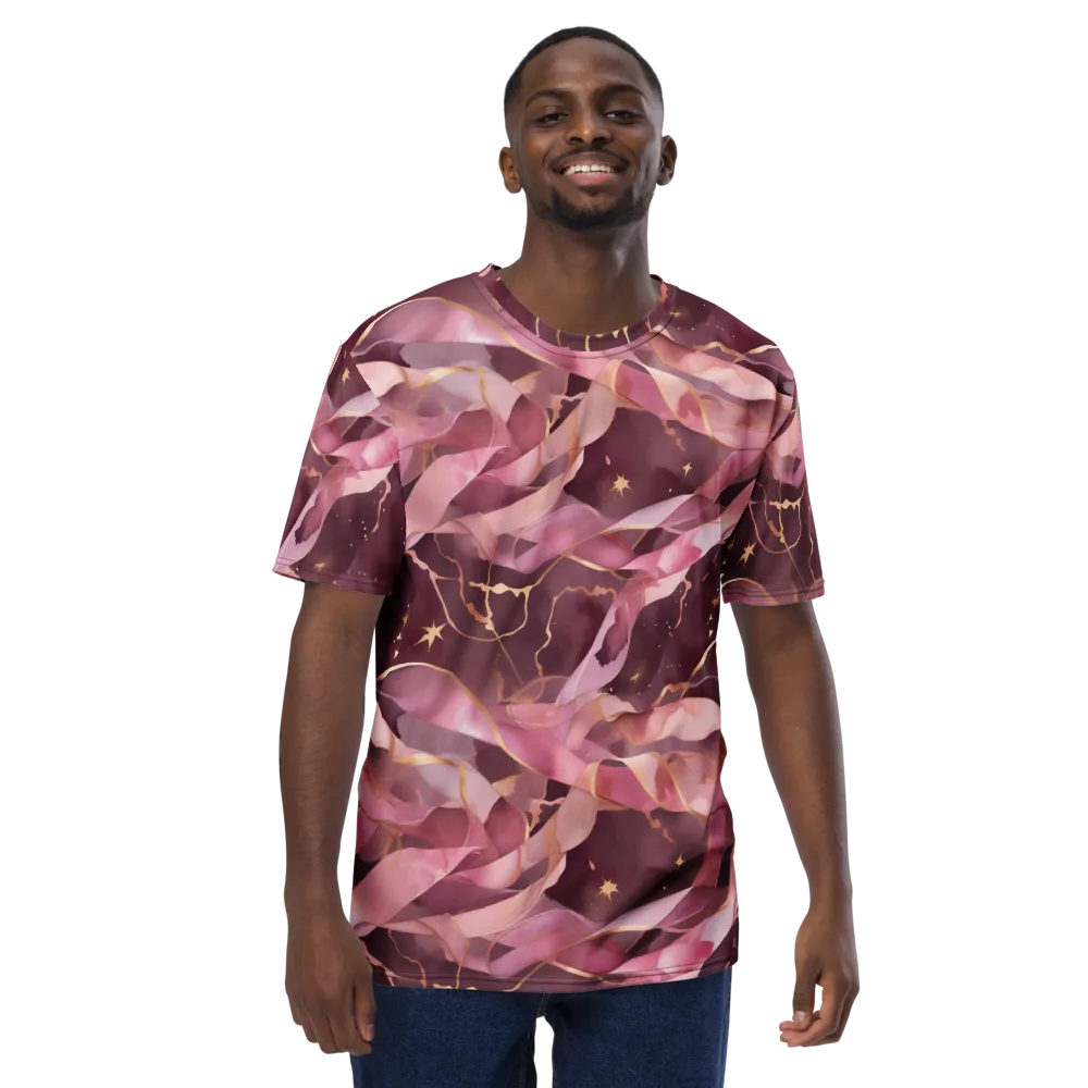 Rosewater Orbit on Men's Crew Neck T-Shirt — Front