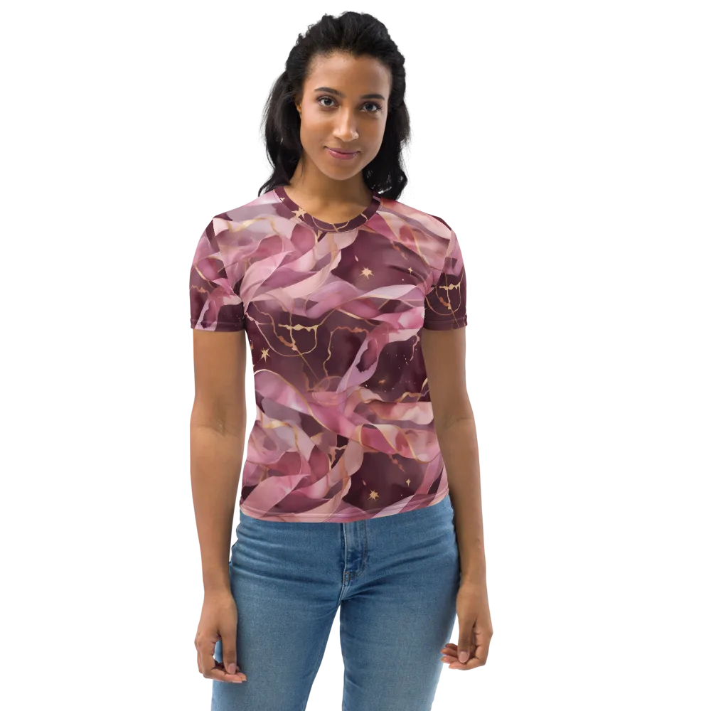Rosewater Orbit on Women's Crew Neck T-Shirt — Front