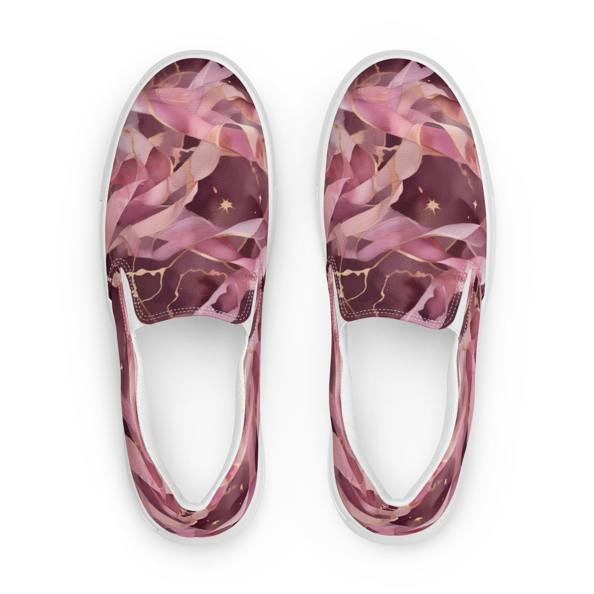 Rosewater Orbit on Women's Slip-On Canvas Shoes — Front