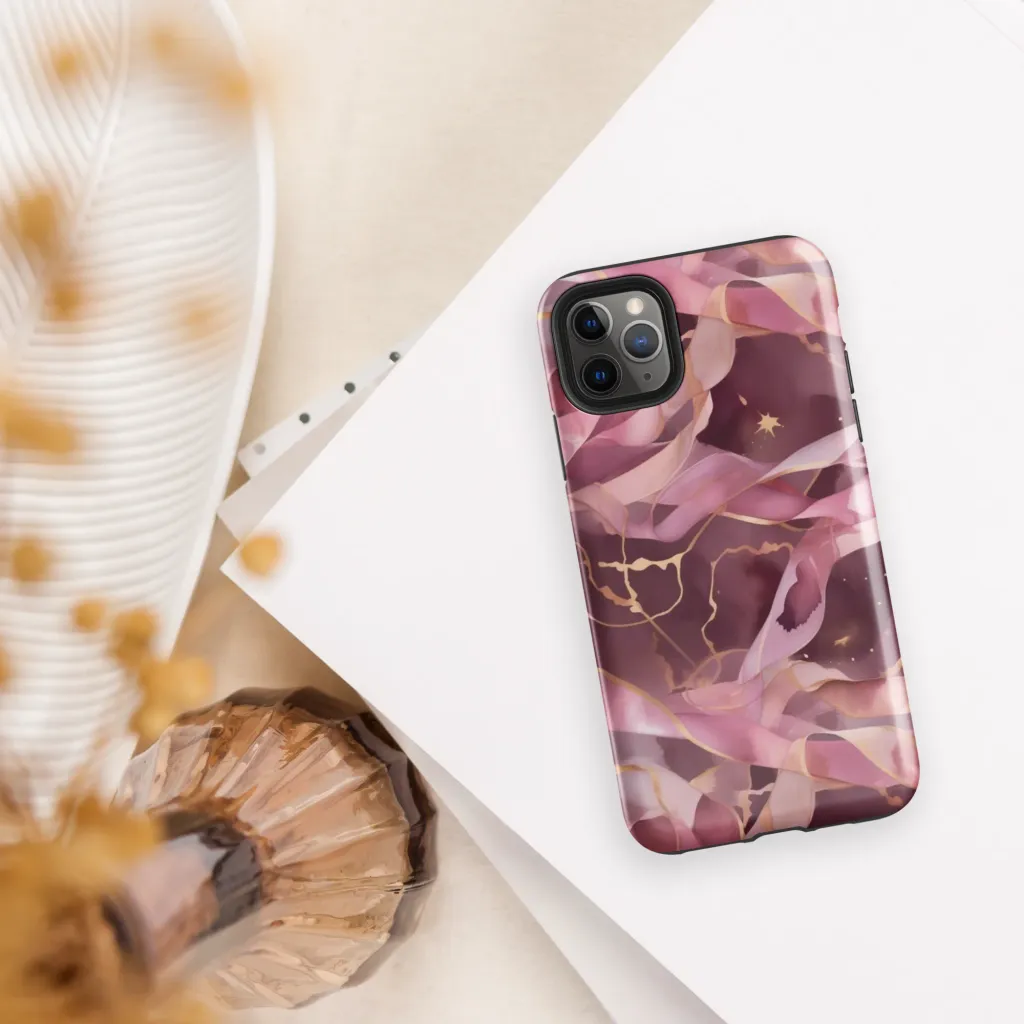 Rosewater Orbit on Tough Case for iPhone® — Front