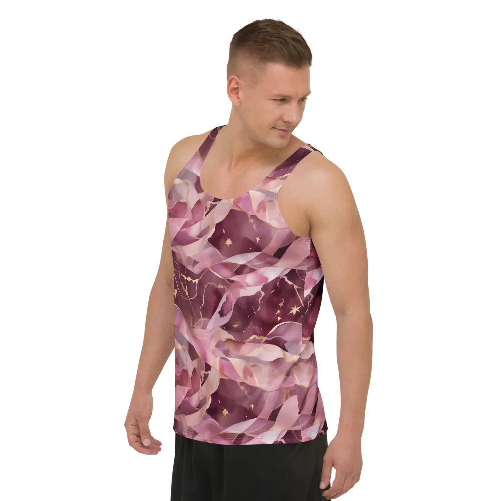 Rosewater Orbit on Men's Tank Top — Left Front