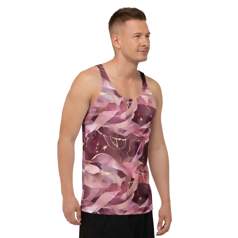 Rosewater Orbit on Men's Tank Top — Right Front