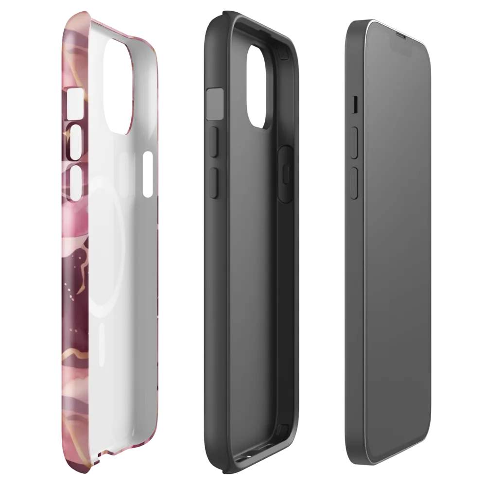 Rosewater Orbit on MagSafe Tough Case for iPhone® — Front