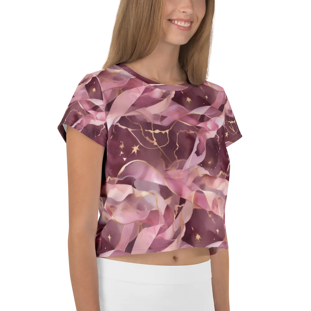 Rosewater Orbit on Crop Tee — Right