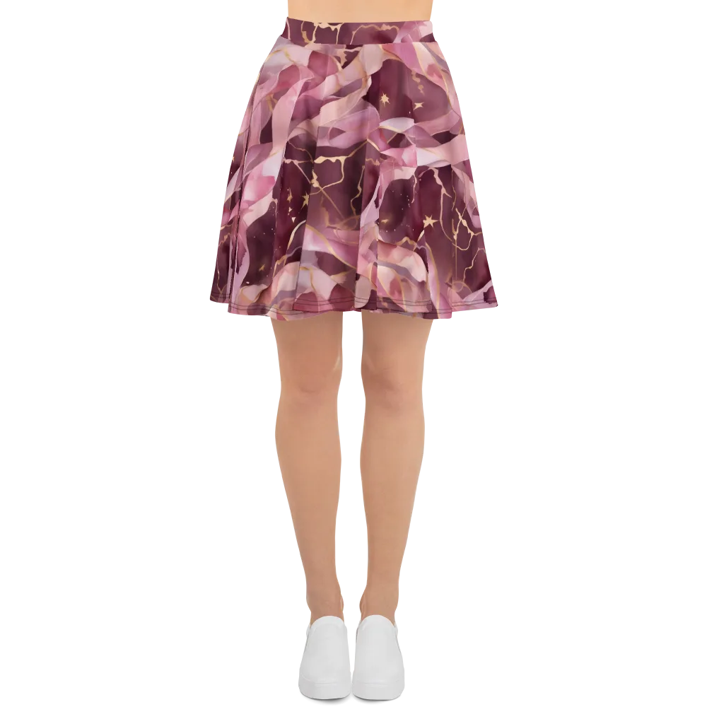 Rosewater Orbit on Skater Skirt — Front