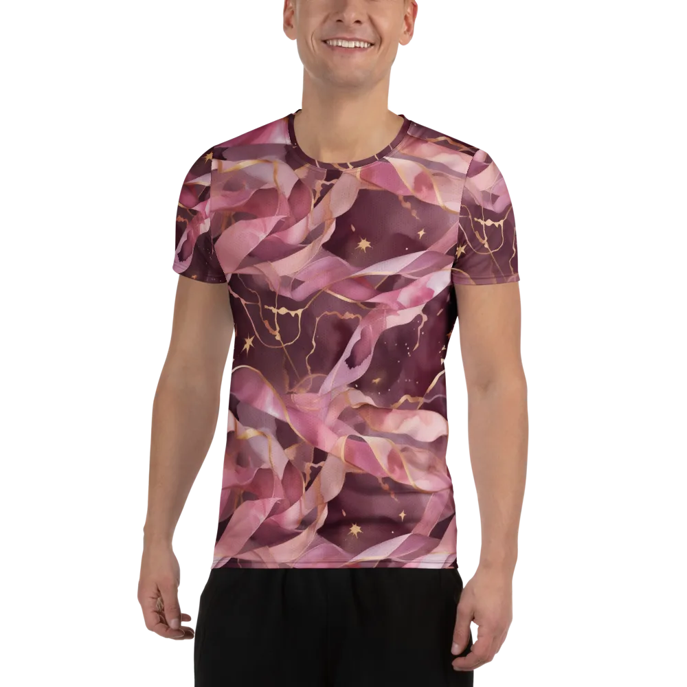 Rosewater Orbit on Men's Athletic T-Shirt — Front