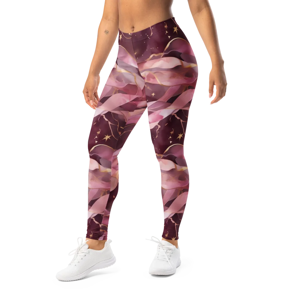 Rosewater Orbit on Leggings — Left Front