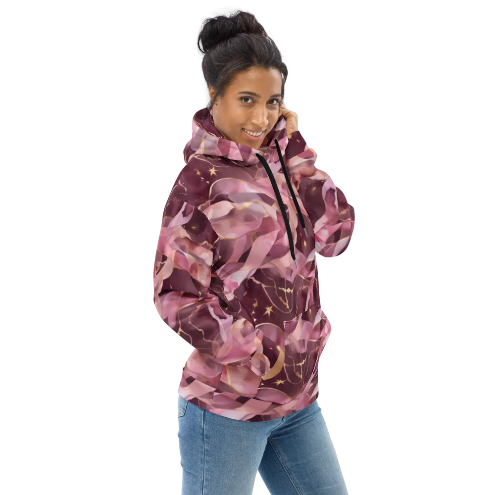 Rosewater Orbit on Hoodie — Right