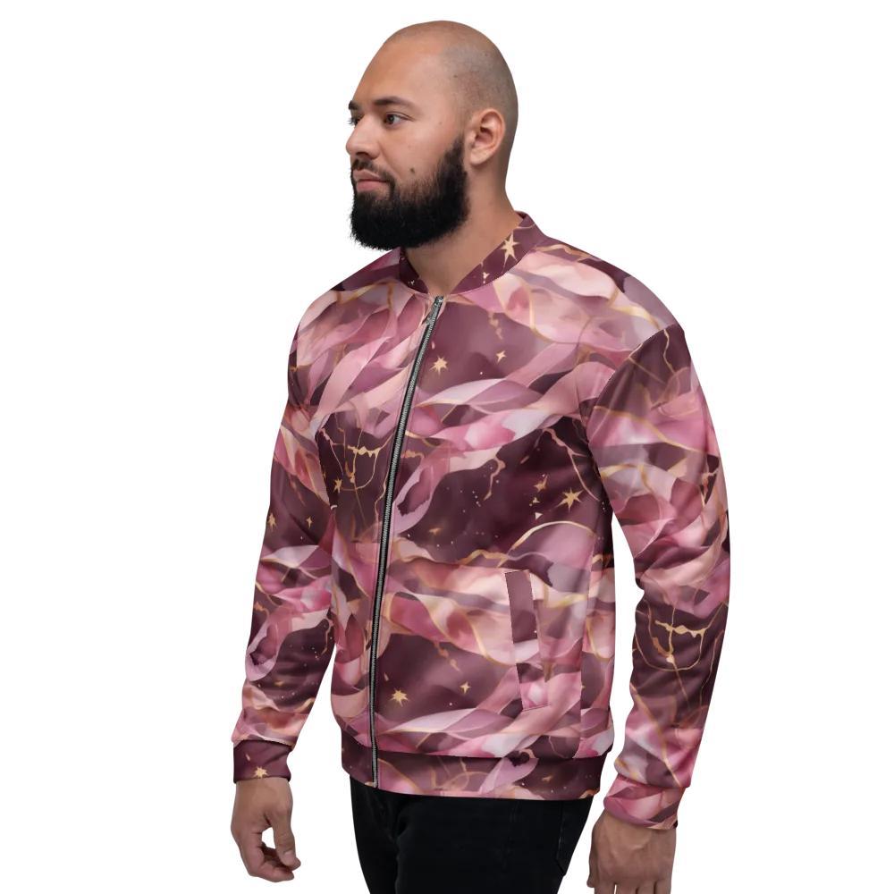 Rosewater Orbit on Bomber Jacket — Left