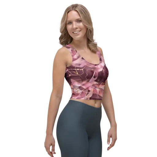 Rosewater Orbit on a Crop Top