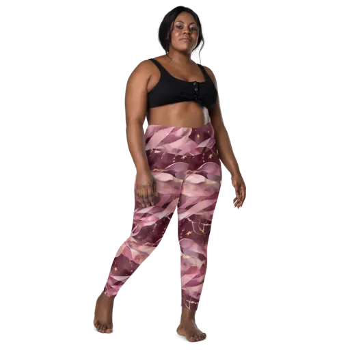 Rosewater Orbit on a Leggings with Pockets