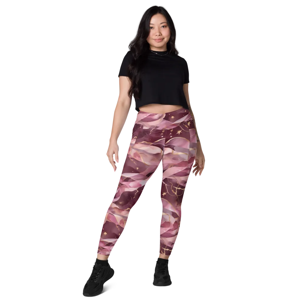 Rosewater Orbit on Leggings with Pockets — Front