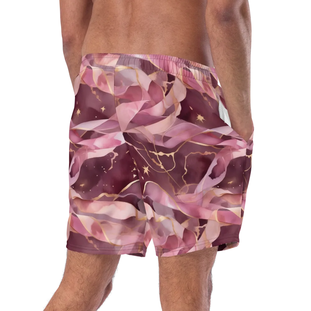 Rosewater Orbit on Swim Trunks — Right Back