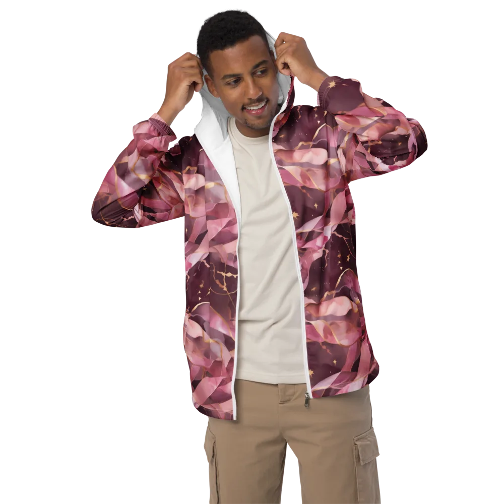 Rosewater Orbit on Men's Windbreaker — Front