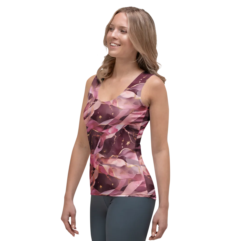 Rosewater Orbit on Women's Tank Top — Left Front