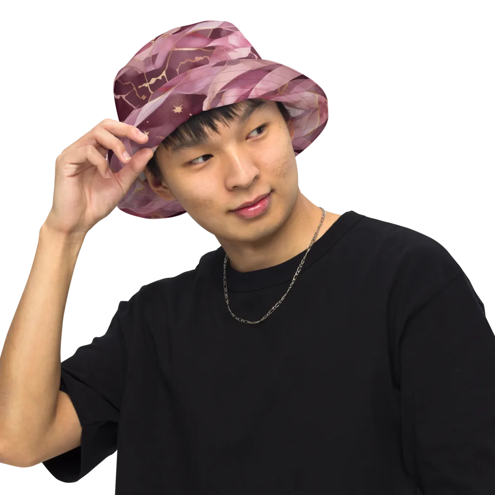 Rosewater Orbit on Reversible Bucket Hat — Front Inside