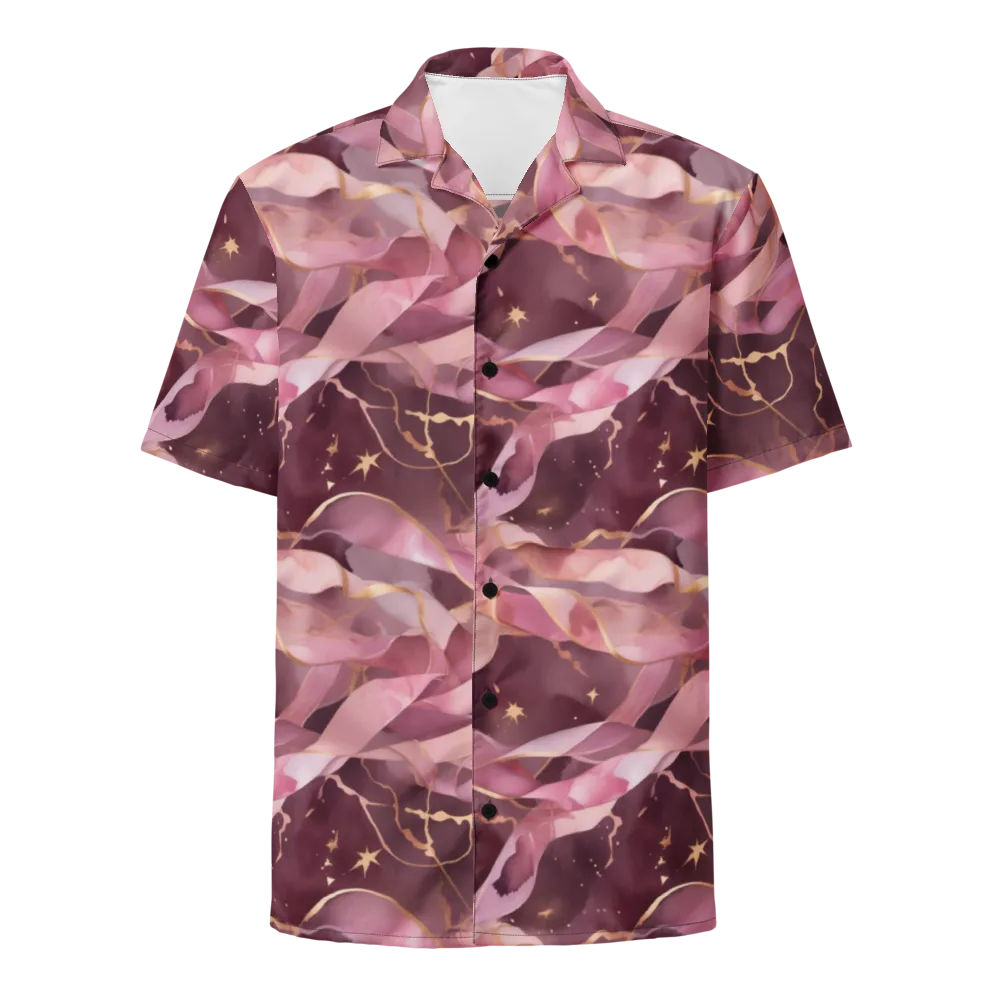 Rosewater Orbit on Button Shirt — Front