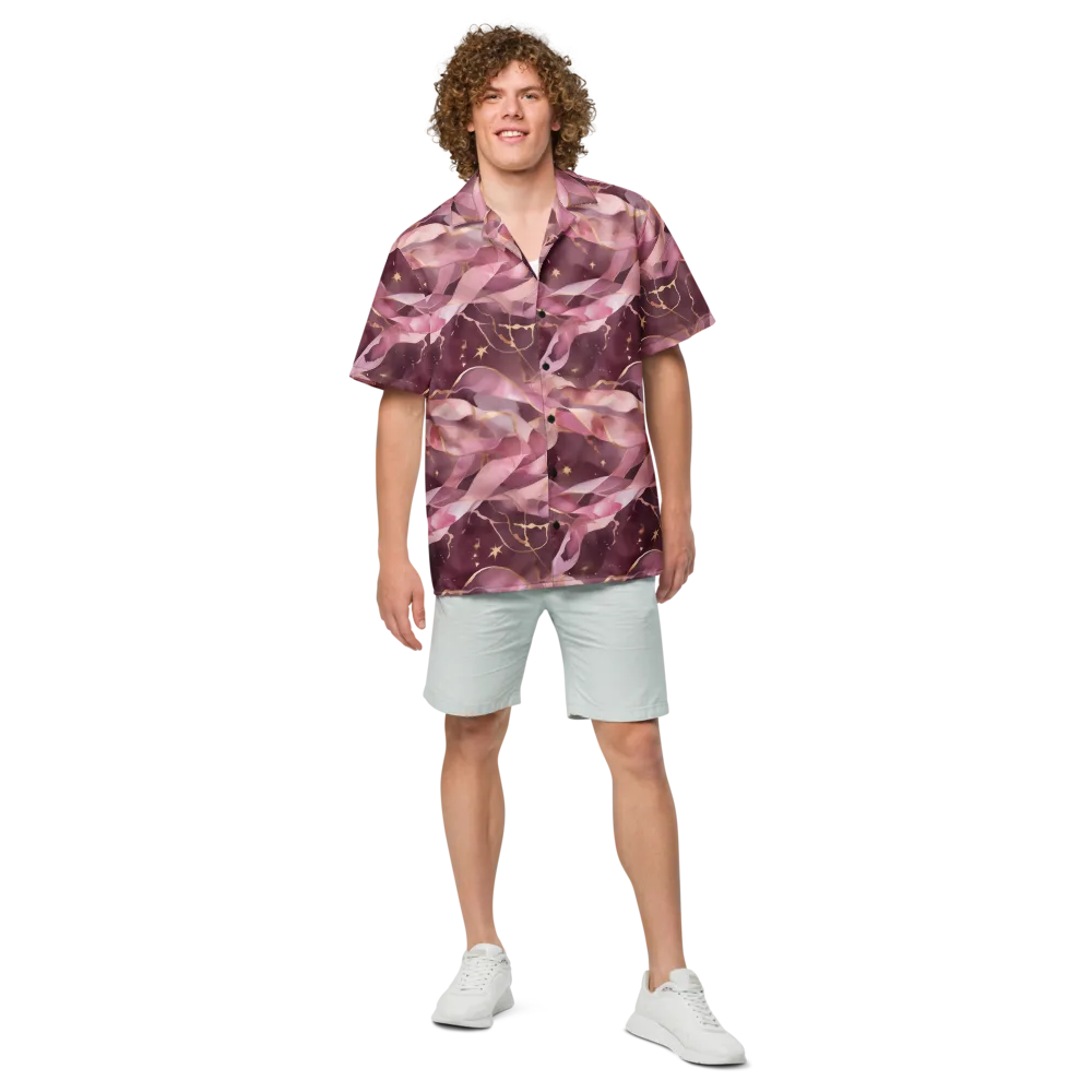 Rosewater Orbit on Button Shirt — Front