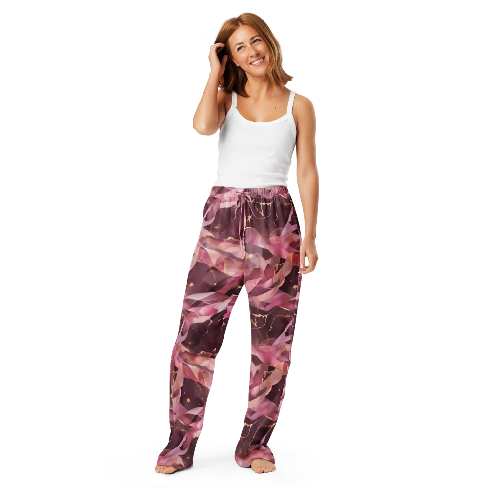Rosewater Orbit on Women's Pajama Pants — Front