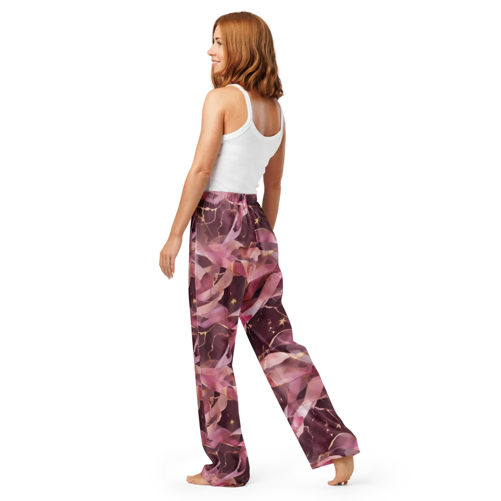 Rosewater Orbit on Women's Pajama Pants — Back