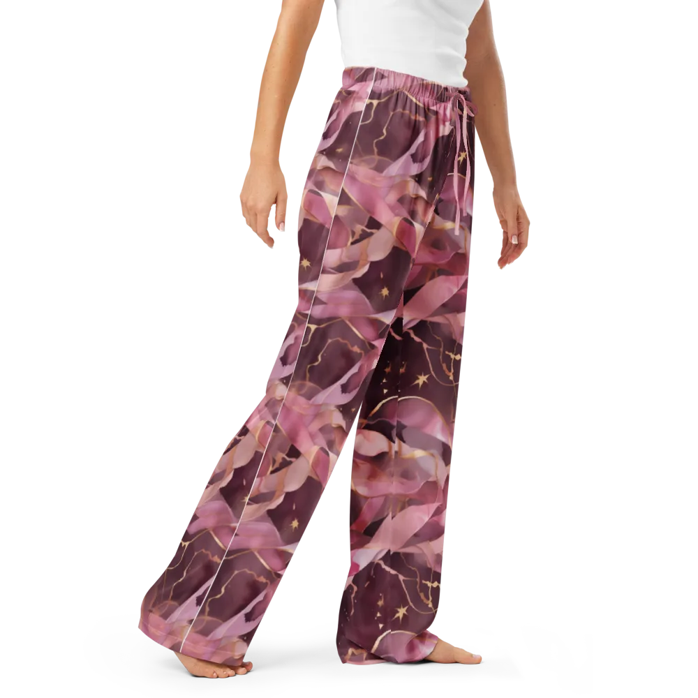 Rosewater Orbit on Women's Pajama Pants — Right Front