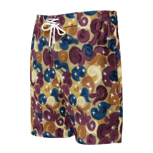 Cosmic Confections on a Men's Board Shorts