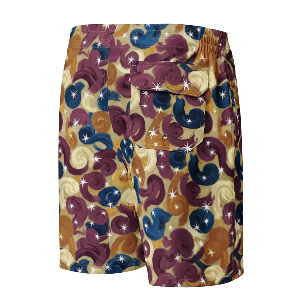 Cosmic Confections on Men's Board Shorts — Back