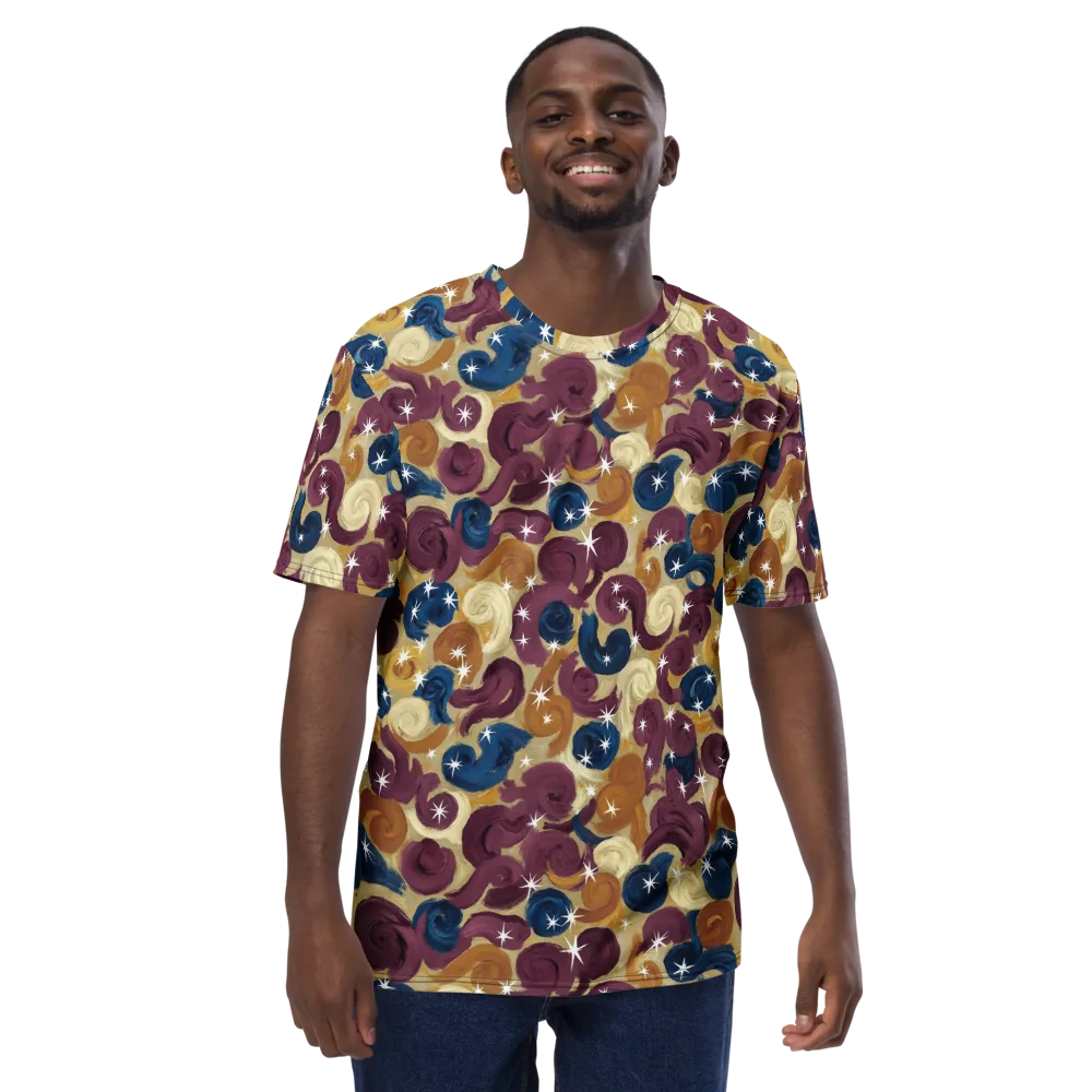 Cosmic Confections on Men's Crew Neck T-Shirt — Front
