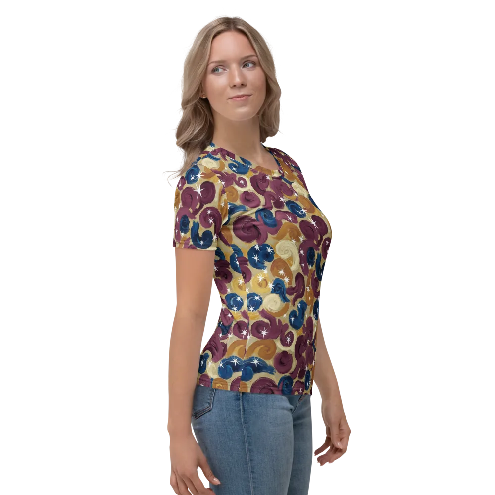 Cosmic Confections on Women's Crew Neck T-Shirt — Right
