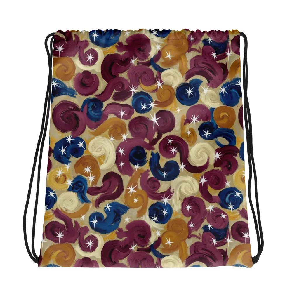 Cosmic Confections on Drawstring Bag — Photo