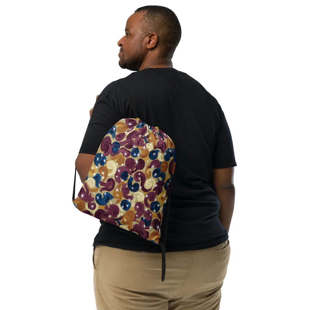 Cosmic Confections on Drawstring Bag — Front