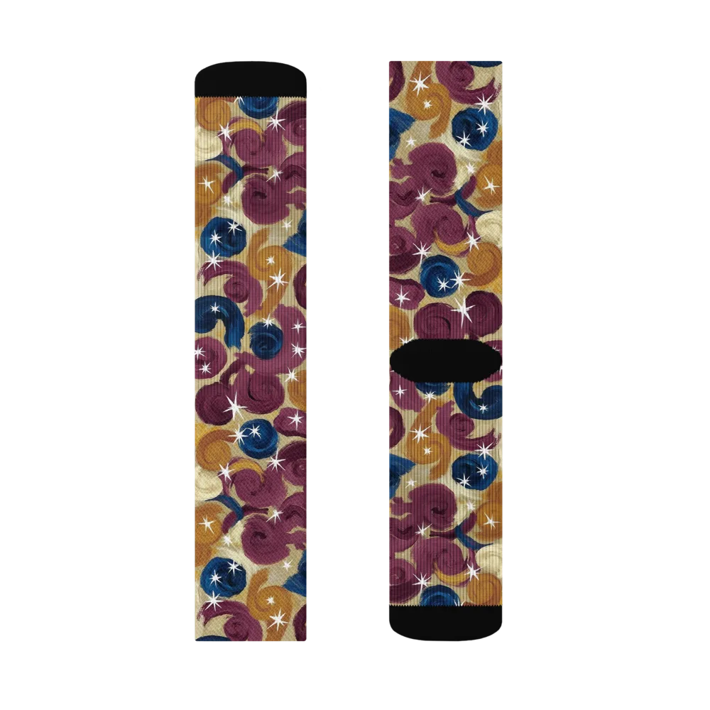 Cosmic Confections on Socks — Right Sock