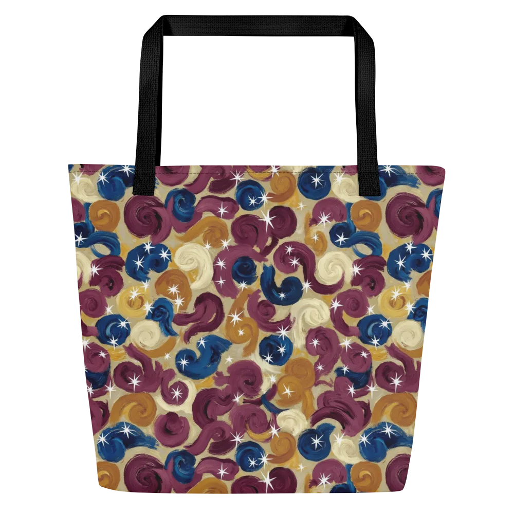 Cosmic Confections on Large Tote Bag W/ Pocket — Front