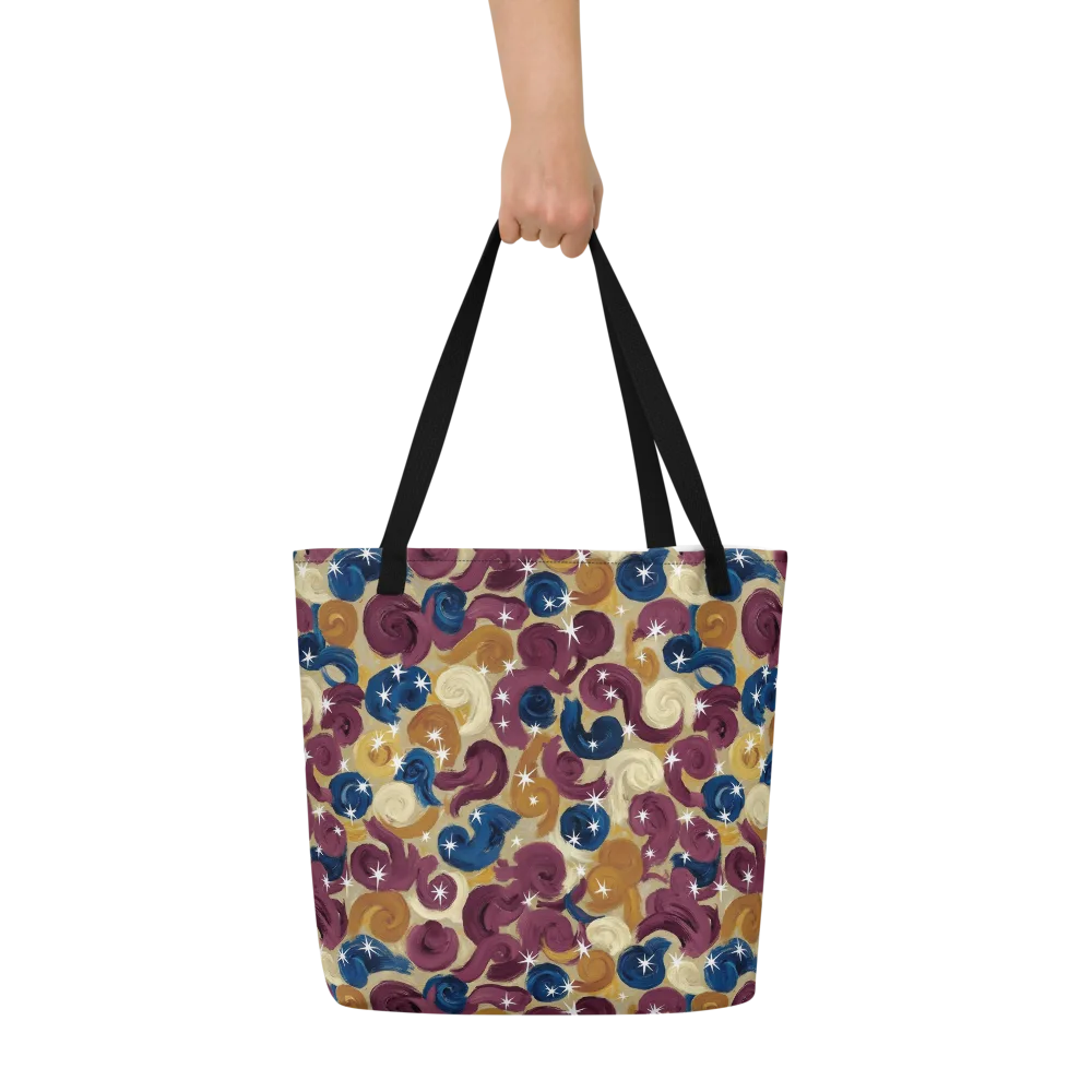 Cosmic Confections on Large Tote Bag W/ Pocket — Front