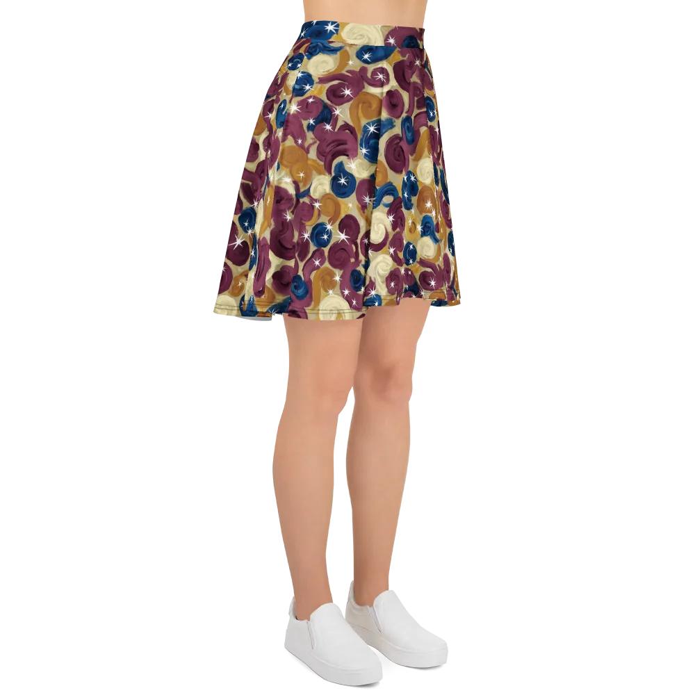 Cosmic Confections on Skater Skirt — Right