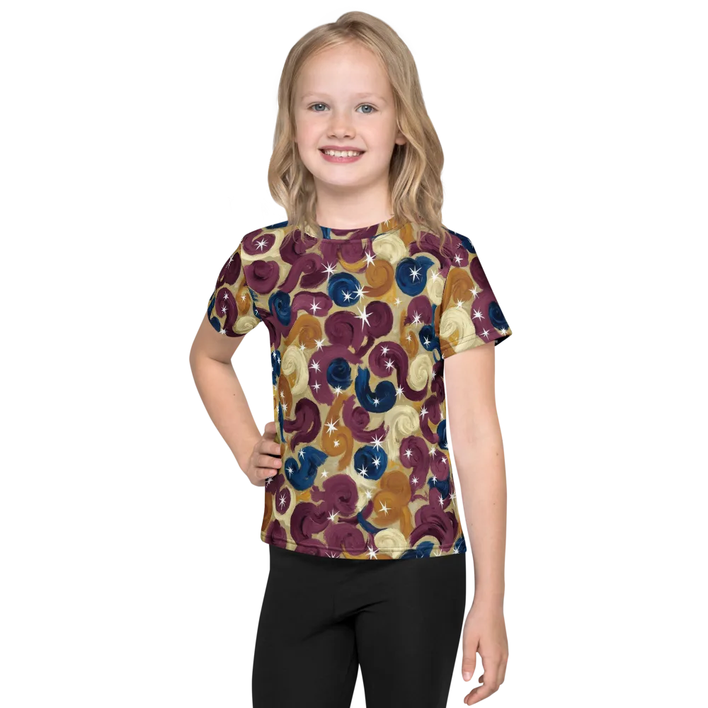 Cosmic Confections on Kids Crew Neck T-Shirt — Front