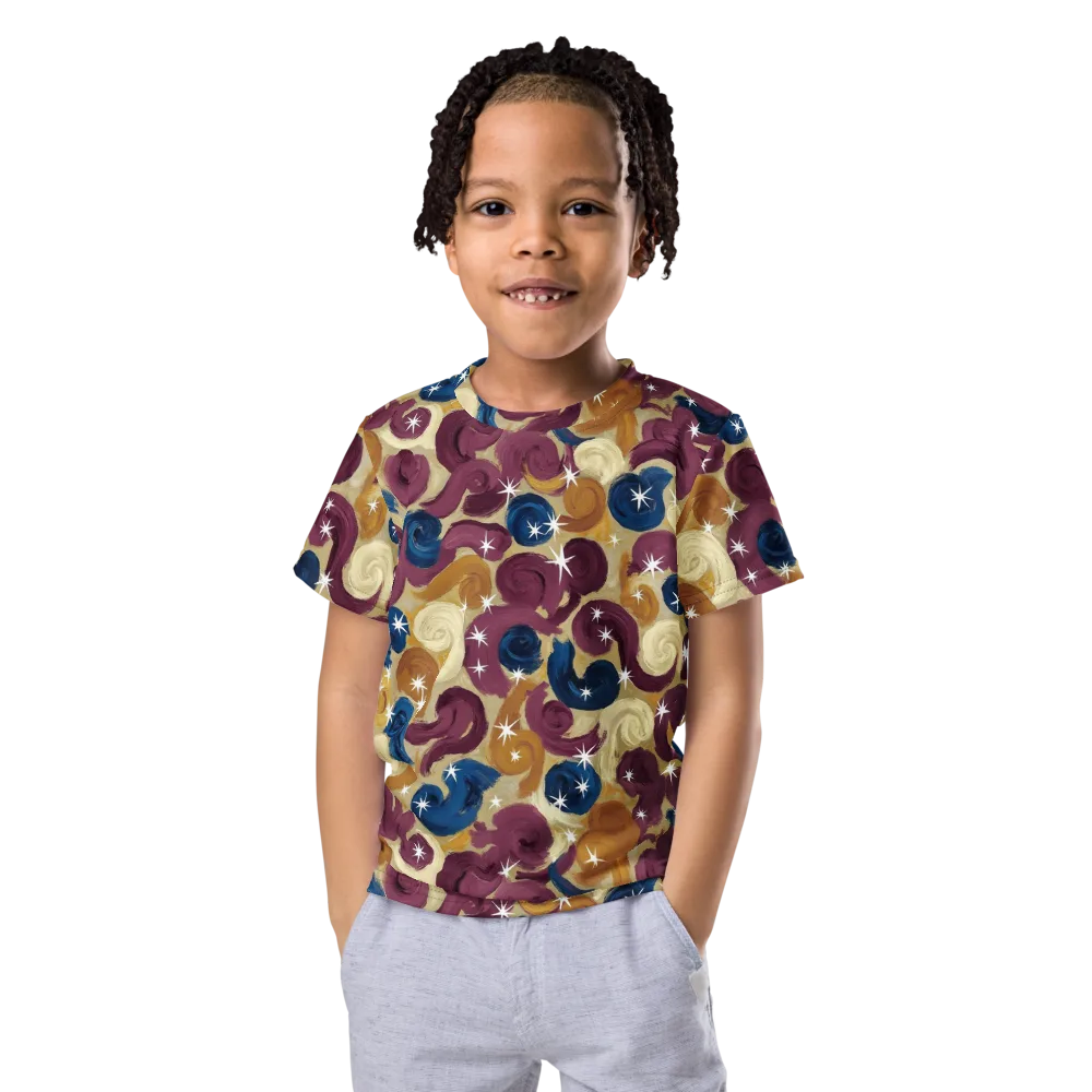 Cosmic Confections on Kids Crew Neck T-Shirt — Front