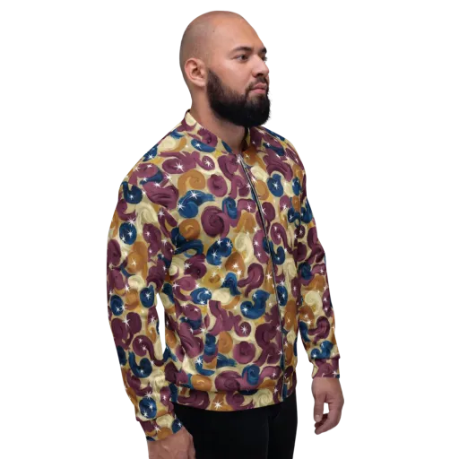 Cosmic Confections on a Bomber Jacket