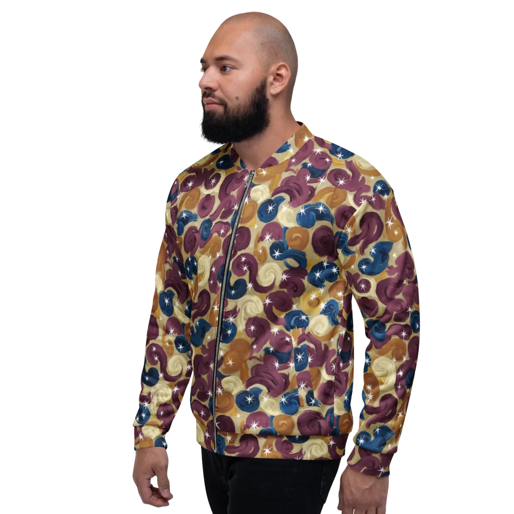 Cosmic Confections on Bomber Jacket — Left