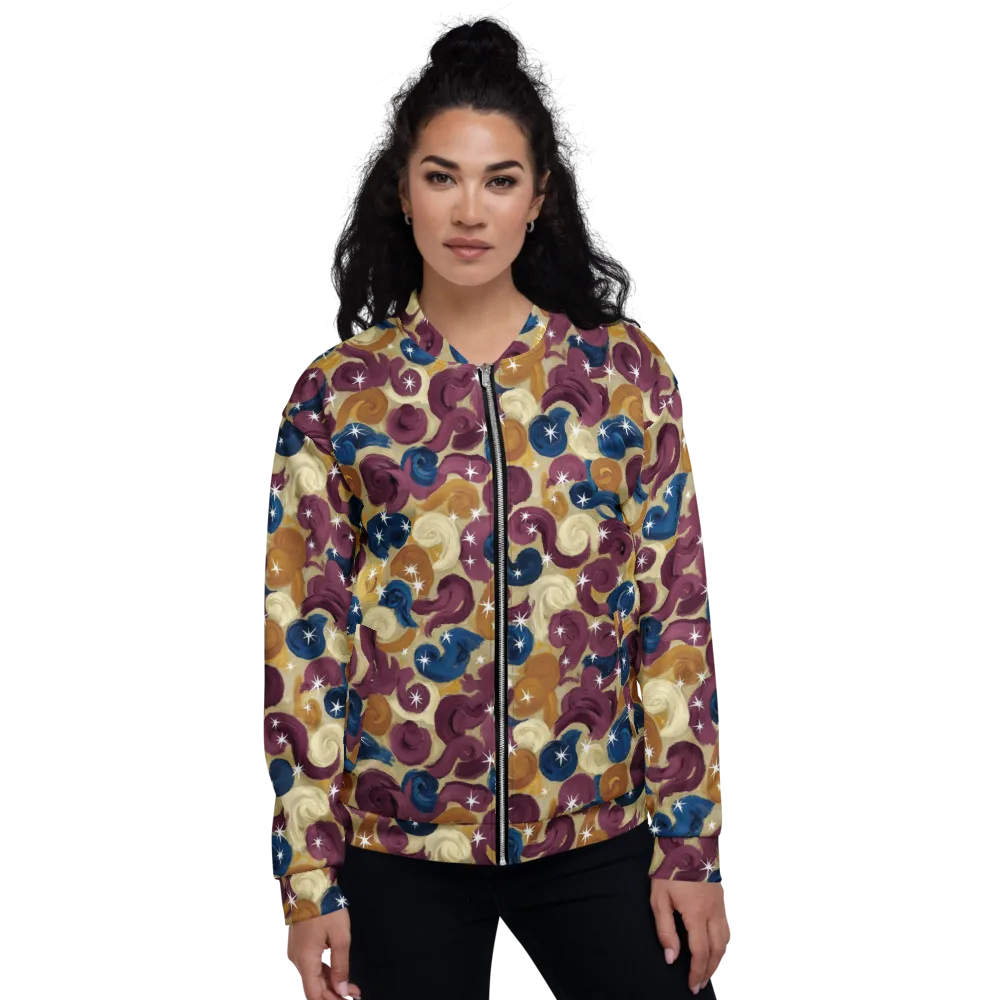 Cosmic Confections on Bomber Jacket — Front