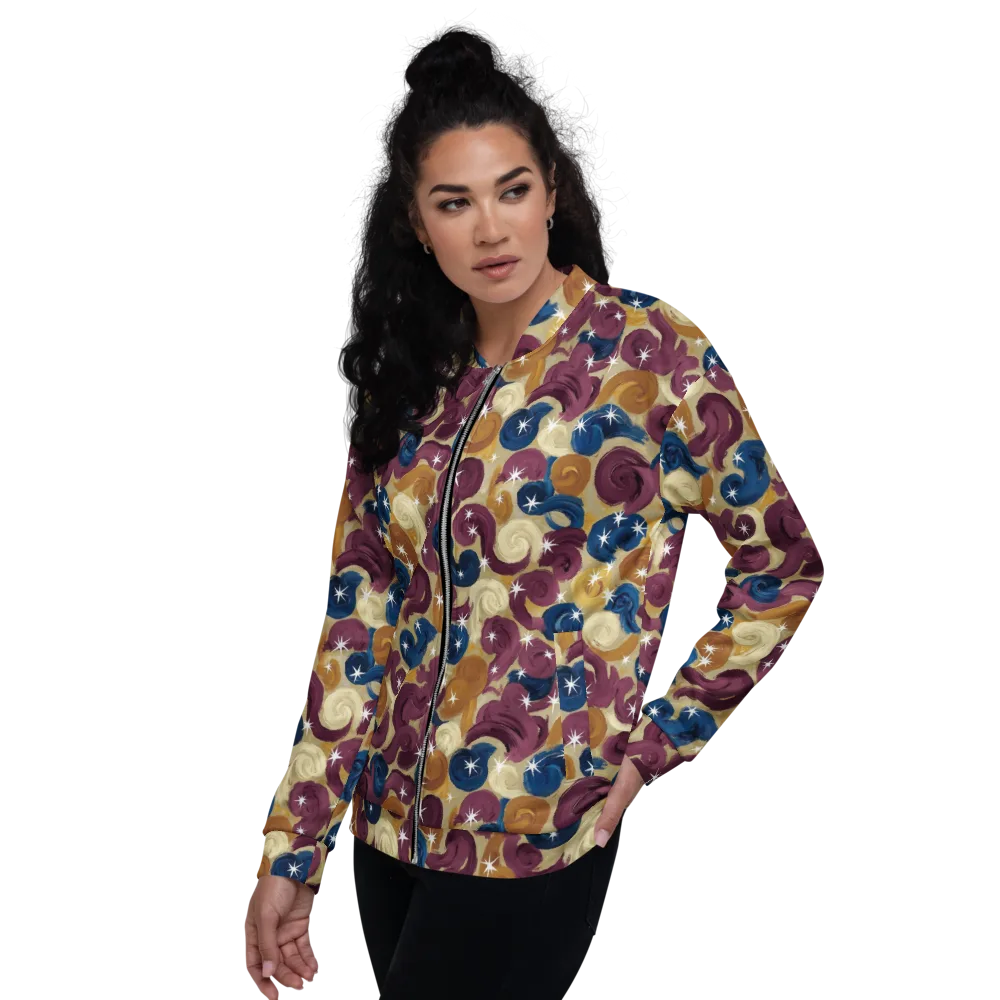 Cosmic Confections on Bomber Jacket — Left