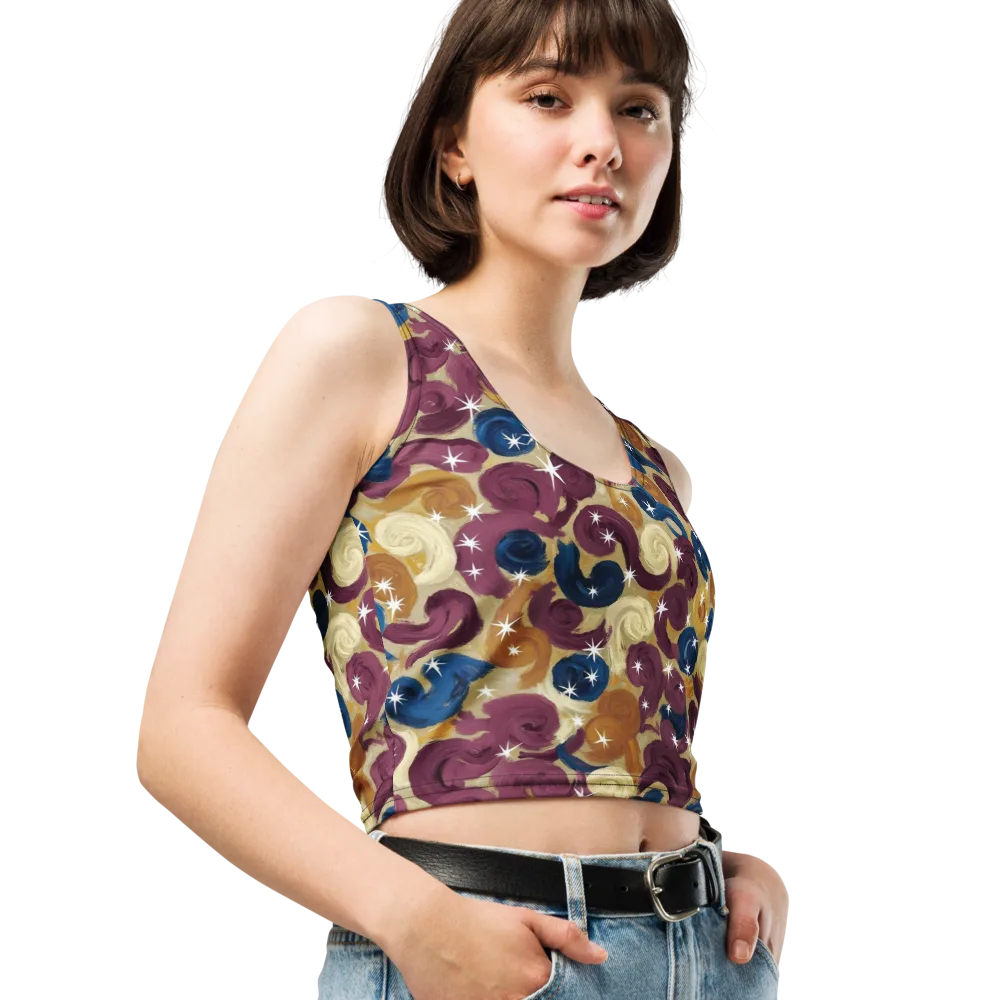 Cosmic Confections on Crop Top — Right Front