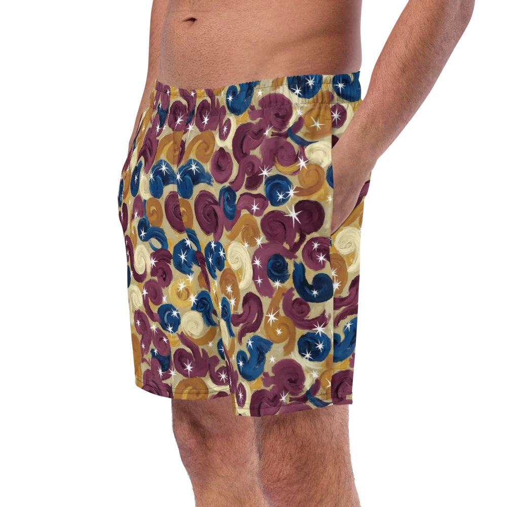 Cosmic Confections on Swim Trunks — Left Front