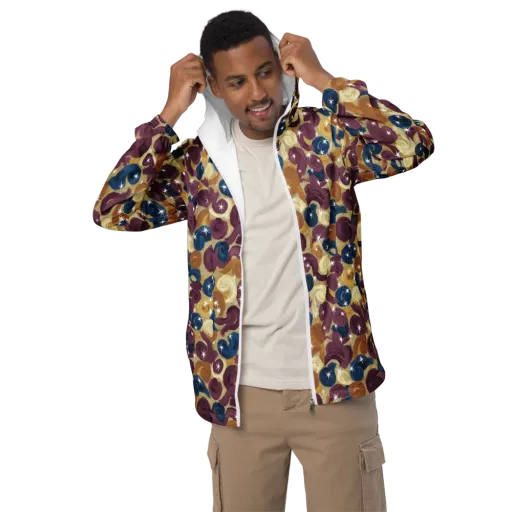 Cosmic Confections on a Men's Windbreaker